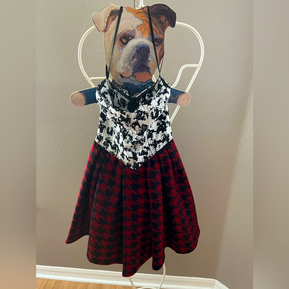 2b.RYCH glam/punk strapless dress